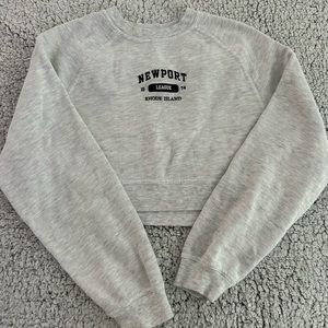 Long sleeve crop top